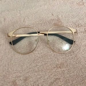 Forever 21 gold glasses